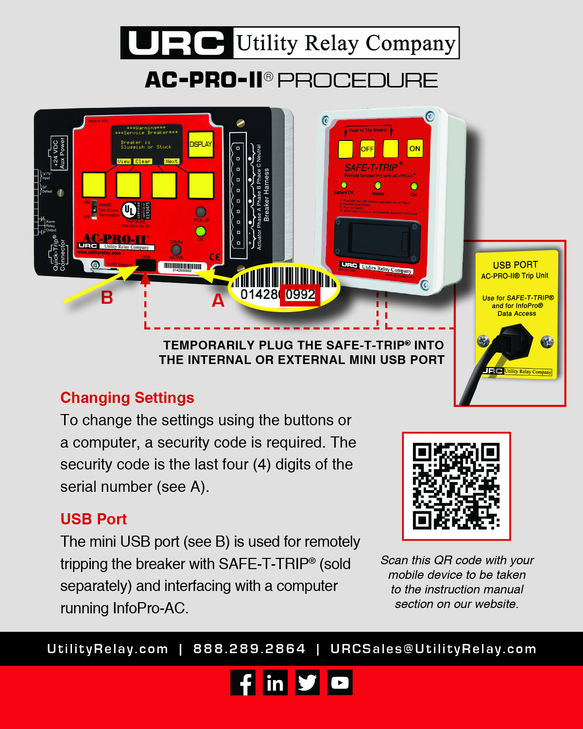 Changing & Reviewing the settings on an AC-PRO